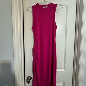 Sincerely Jules Fuchsia Midi Dress